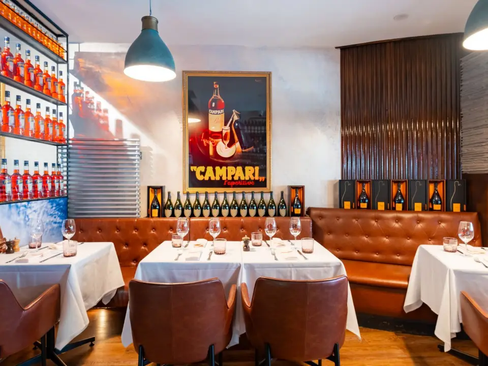The dining room at Cosi Bar Ristorante, South Yarra